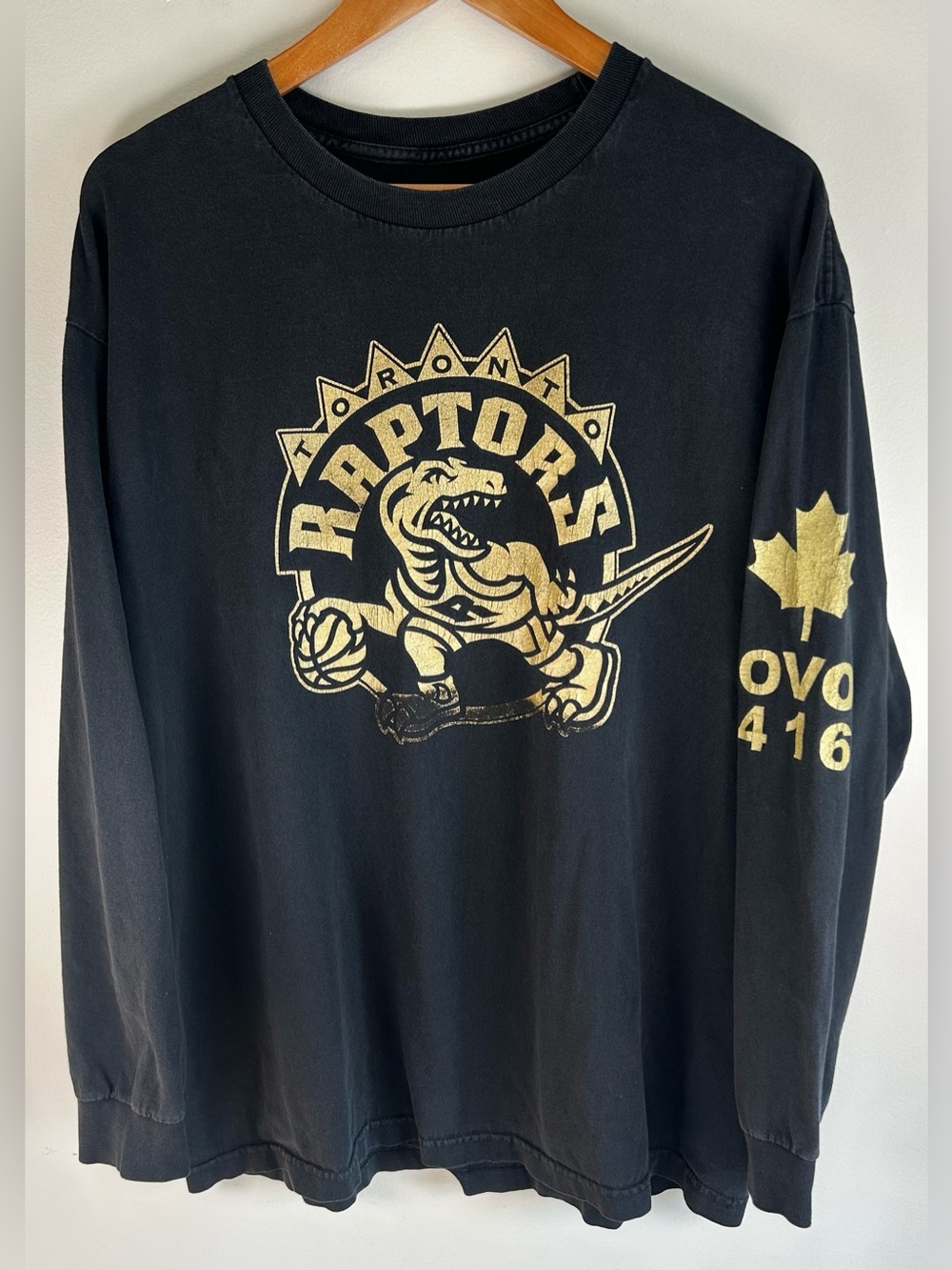 OVO Toronto Raptors Drake Night 2014 Long Sleeve T-shirt Size L Limited Edition